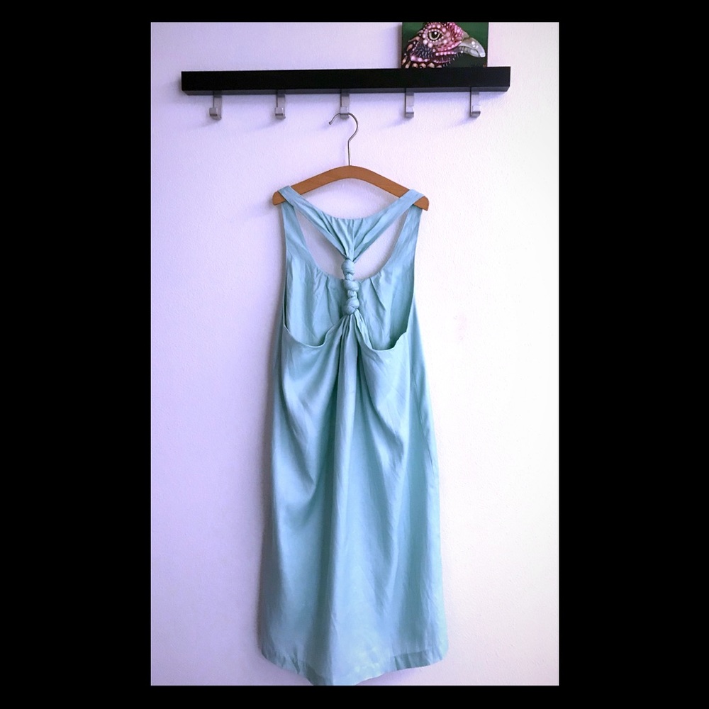 Warm mint knot dress